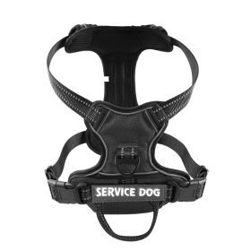 Oxford Cloth Strap Personalized Dog Back (Option: Black-M)