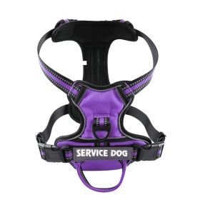 Oxford Cloth Strap Personalized Dog Back (Option: Purple-M)